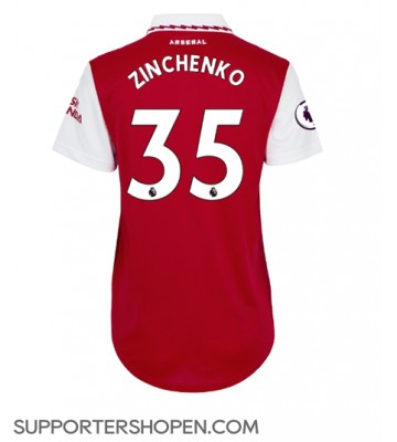 Arsenal Oleksandr Zinchenko #35 Hemma Matchtröja Dam 2022-23 Kortärmad